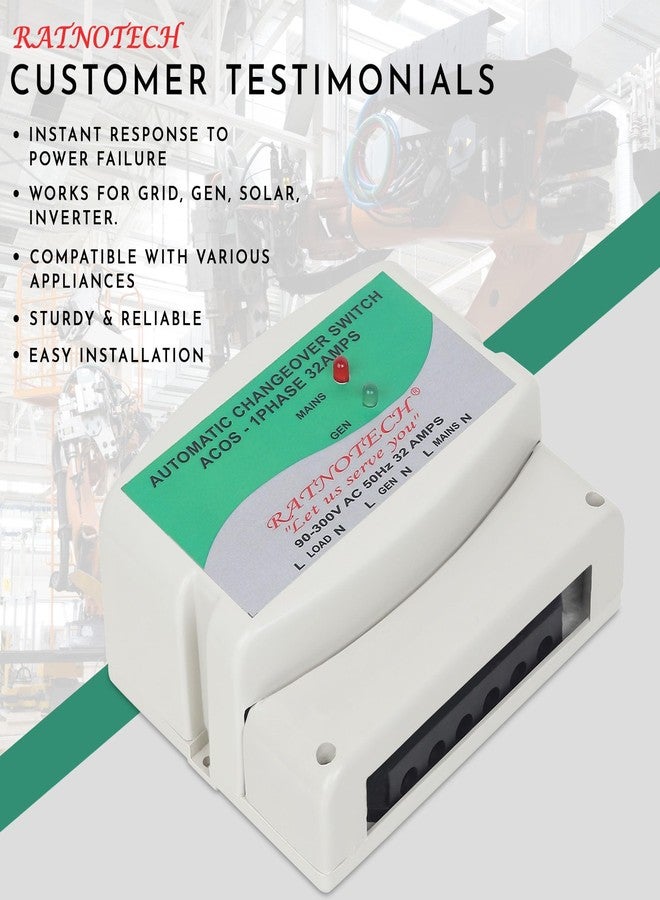 Ratnotech Automatic Changeover Switch 32Amps - Image 5